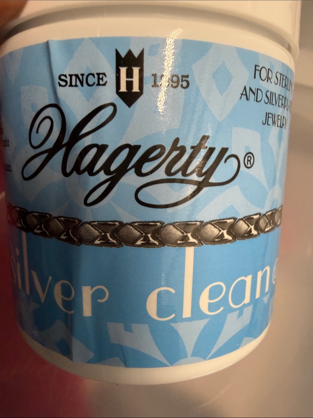 Hagerty Silver Cleaner for sterling silver and silver plated jewelry new jar